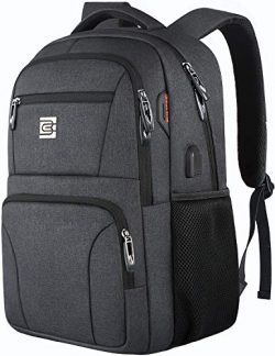Laptop Backpack,Business Travel Slim Durable Anti Theft Laptops Backpack with USB Charging Port, ...