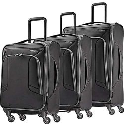 American Tourister 3-Piece Set, Black/Grey