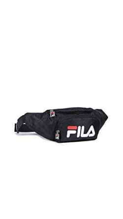 Fila Unisex Fanny Pack, Black, 1 Size