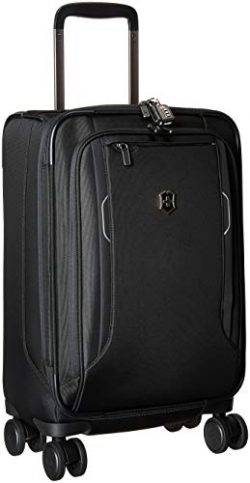 Victorinox Werks Traveler 6.0 Frequent Flyer Softside Carry-On Spinner Suitcase, 21-Inch, Black