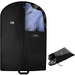 Luxury Garment Bag for Storage and Travel Carry On | 40 Inch + 5 In Gusset | Suit Jacket, Women  ...