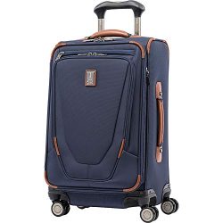 Travelpro Luggage Crew 11 21″ Carry-on Expandable Spinner w/Suiter and USB Port, Patriot Blue