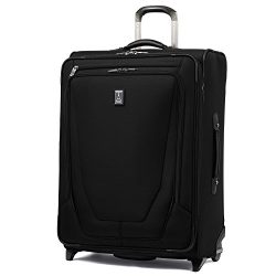 Travelpro Luggage Crew 11 26″ Expandable Rollaboard Suitcase w/Suiter, Black