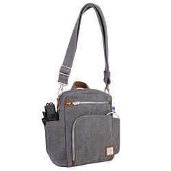 Travelon Anti-Theft Heritage Tour Bag, Pewter – 33074 540