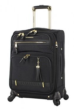 Steve Madden Luggage Carry On 20″ Expandable Softside Suitcase With Spinner Wheels (20in,  ...