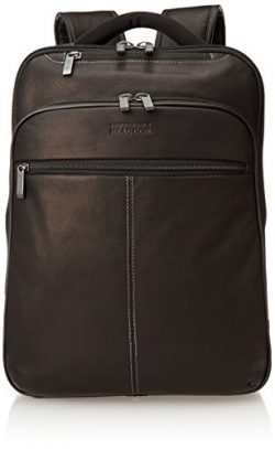 Kenneth Cole Reaction Back-Stage Access Slim Colombian Leather TSA Checkpoint-Friendly 16″ ...