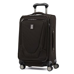 Travelpro Luggage Crew 11 21″ Carry-on Expandable Spinner w/Suiter and USB Port, Mahogany  ...