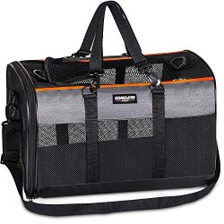 Soft-Sided Pet Travel Carrier,Airline Approved Pet Carriers for Medium Big Dog and Cat,Collapsib ...