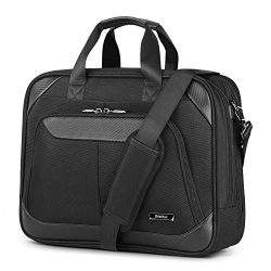 SHIELDON Laptop Bag Business Briefcase 15.6-inch Computer Bag Messenger Bag Carry-on Handbag Dur ...