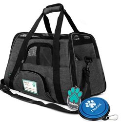 PetAmi Premium Airline Approved Soft-Sided Pet Travel Carrier | Ventilated, Comfortable Design w ...