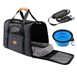 Pet Travel Carrier Bag, Morpilot Portable Pet Bag – Folding Fabric Pet Carrier, Travel Car ...