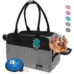 PetAmi Airline Approved Dog Purse Carrier | Soft-Sided Pet Carrier for Small Cat Dog | Stylish P ...