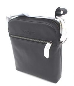 Coach Houston Flight/Messenger Bag Smythe Leather (Black)