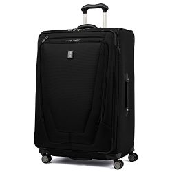 Travelpro Luggage Crew 11 29″ Expandable Spinner Suitcase with Suiter, Black