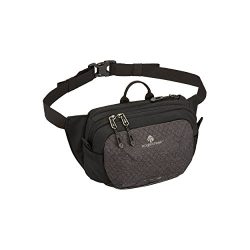 Eagle Creek Multiuse Fanny Travel Sport Waist Pack for E-Reader & Phone, Black/Charcoal