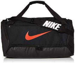 Nike Brasilia Training Medium Duffle Bag, Durable Nike Duffle Bag for Women & Men with Adjus ...