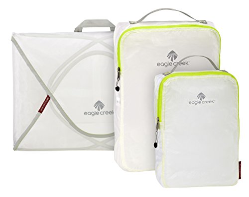 Eagle Creek Pack-It Specter Packing Organizer Starter Set , White/Strobe, Set of 3