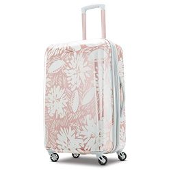 American Tourister Checked-Medium, Ascending Gardens Rose Gold