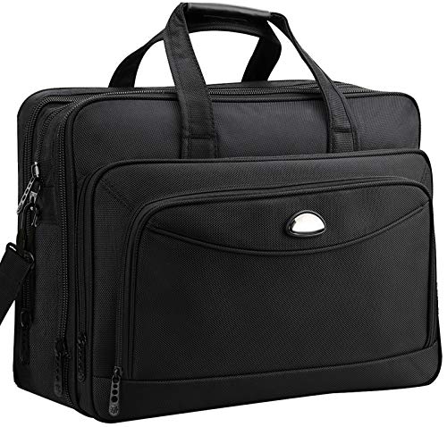 17 inch Laptop Bag, Briefcase for Men, Expandable Large Computer Bags ...