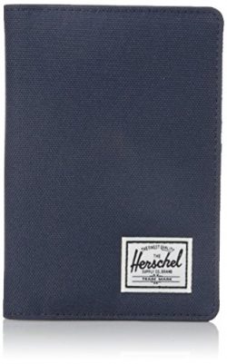 Herschel Men’s Raynor RFID Passport Holder, Navy/Red, One Size