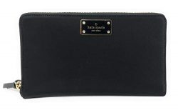 Kate Spade New York Kaden Extra Large Passport Holder Travel Wallet Clutch Black