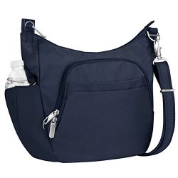 Travelon Anti-Theft Cross-Body Bucket Bag, Midnight, One Size – 42757 360