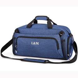 Hand bag, shoulder bag, Portable Waterproof Beach Bag With Shoes Compartment and Racket Bag, Dry ...