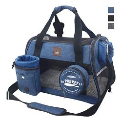 Pet Carrier Airline Approved Cat Carriers Dog Carrier for Small Medium Pets, 15 lbs Small Dog Ca ...