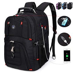 SOLDIERKNIFE Extra Large Durable 50L Travel Laptop Backpack School Backpack Travel Backpack Coll ...