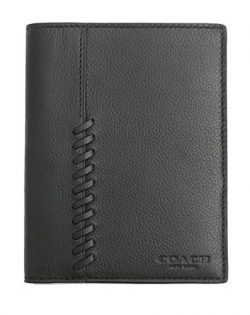 COACH PASSPORT CASE BASEBALL STICH