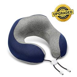 Phixnozar Travel Pillow 100% Memory Foam -Neck Pillow, Ideal for Airplane Travel – Comfort ...