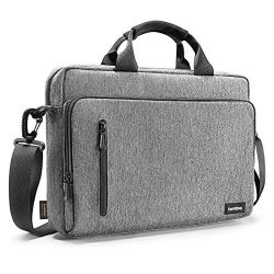 tomtoc 15.6 Inch Laptop Shoulder Bag for 16-inch New MacBook Pro, Multi-Functional Laptop Messen ...