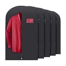 PLX Hanging Garment Bags for Storage and Travel – Suit Bag, Dress Shirt, Coat and Dress Co ...