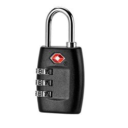 TSA Approved Luggage Locks, Black