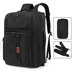 Srotek 17.3 inch Convertible Laptop Backpack Large Messenger Bag Shoulder Bag Business Briefcase ...