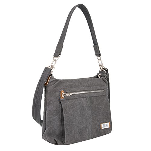 Travelon Anti-Theft Heritage Hobo Bag, Pewter