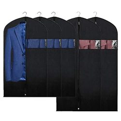 Syeeiex Garment Bag Suit Bags for Storage and Travel Dust Cover Breatbable Garment Bags for Long ...