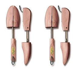 Allen Edmonds Woodlore Men’s 2 Pair Adjustable Cedar Shoe Trees Cedar Shoe, Cedar, Size Large