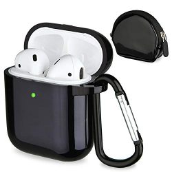 Airpods Accessories Set, Filoto Airpods Water Resistant TPU Case Cover with Keychain/Strap/Earho ...