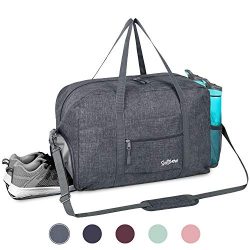 Sports Gym Bag with Wet Pocket & Shoes Compartment, Travel Duffel Bag for Men and Women Ligh ...