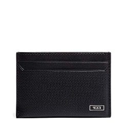 TUMI – Monaco Slim Card Case Wallet for Men – Black