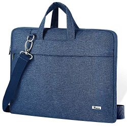 Voova Laptop Shoulder Bag,Slim Portable Sleeve Carrying Case with Strap Compatible with 17 17.3  ...