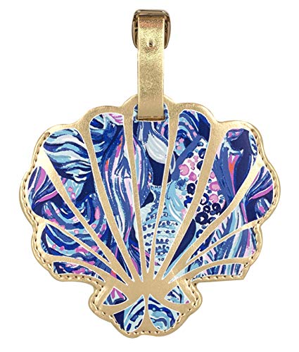 Lilly Pulitzer Women’s Leatherette Luggage Tag with Durable Strap, Scale Up