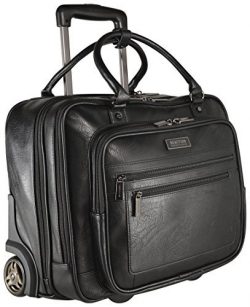 Kenneth Cole Reaction Wheeled Carry-On Tote, Black