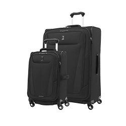 Travelpro Maxlite 5 Lightweight 2-piece Set(21″,29″) Expandable Softside Luggage Bla ...