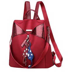 DDKK bags New Hot 2019 Styleish Women’s Fashion Waterproof Nylon Backpack with Tassel-Anti ...