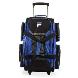 Fila 22″ Lightweight Carry On Rolling Duffel Bag,  Blue,  One Size