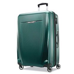 Samsonite Winfield 3 DLX Hardside Luggage, Emerald, Checked-Large