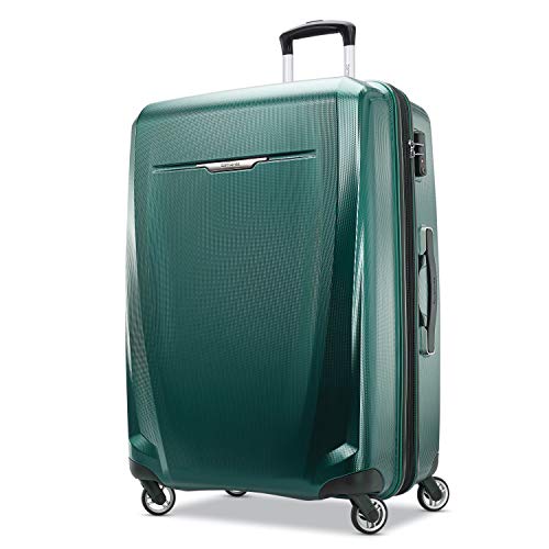 Samsonite Winfield 3 DLX Hardside Luggage, Emerald, Checked-Large ...