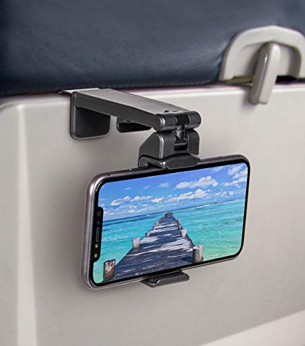 Universal Airplane in Flight Phone Mount. Handsfree Phone Holder with Multi-Directional Dual 360 ...